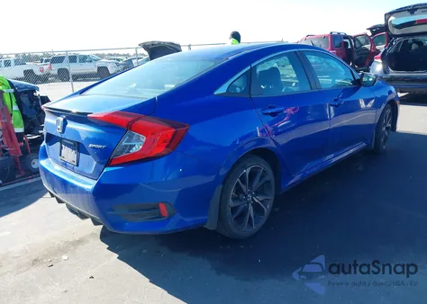 2020 Honda Civic Sport from USA, damaged, VIN 2HGFC2F87LH601904